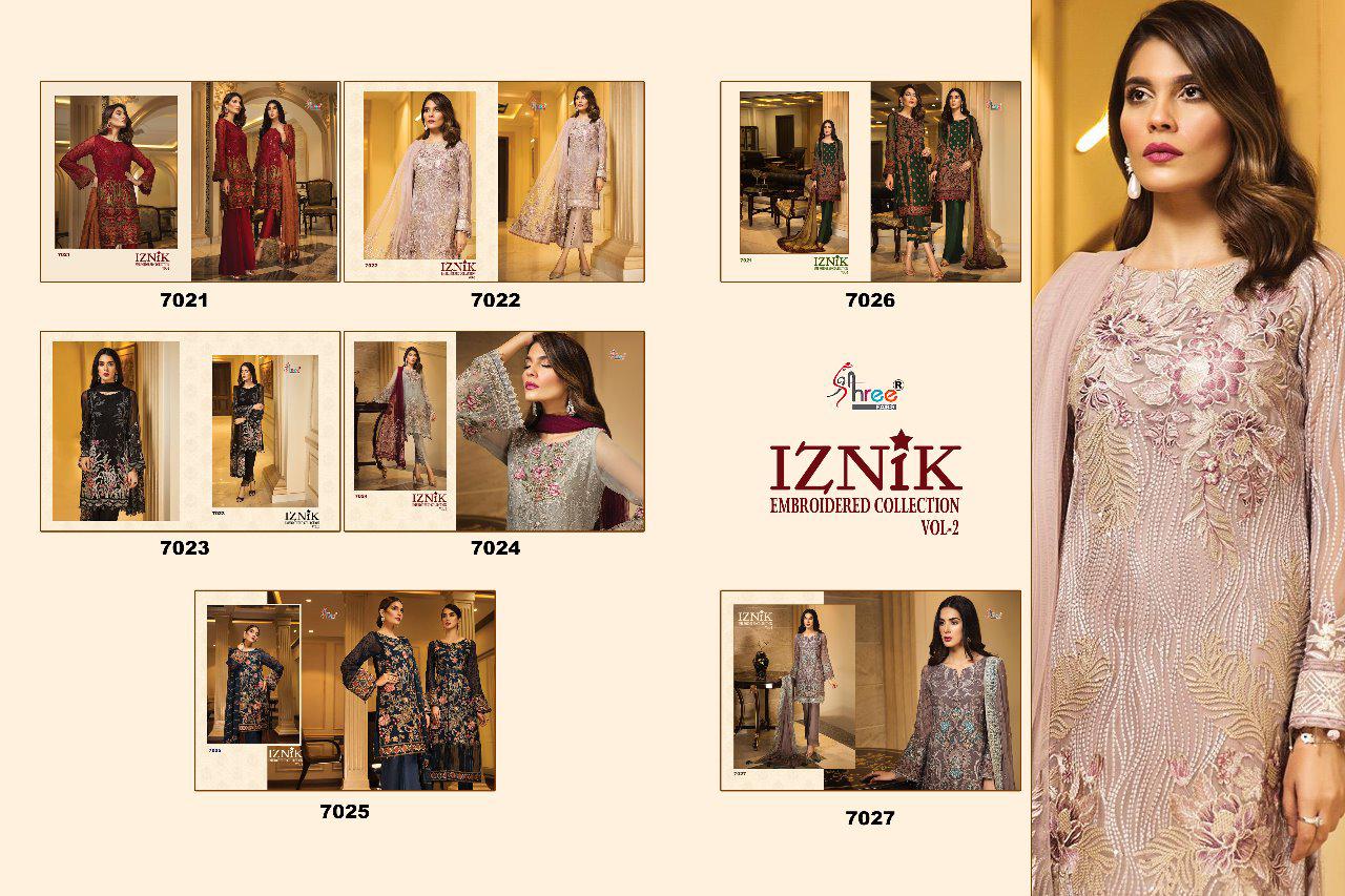 iZNIk Embroidered Collection Vol 2 Fancy Salwar Kameez iZNIk Embroidered Collection Vol 2 Fancy Salwar Kameez